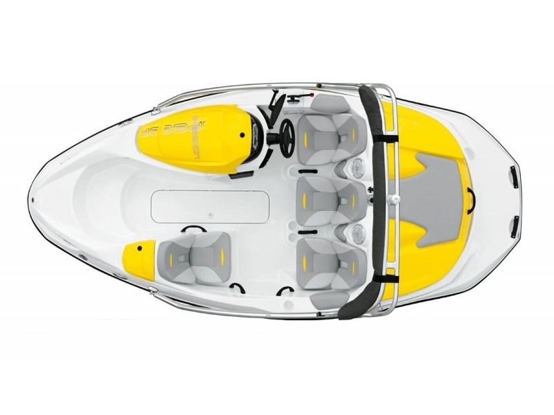 JetArmor Custom Seat Covers Upholstery for 07-09 Sea-Doo Speedster 150 2007-2009 Gray/Light Gray/Yellow Model