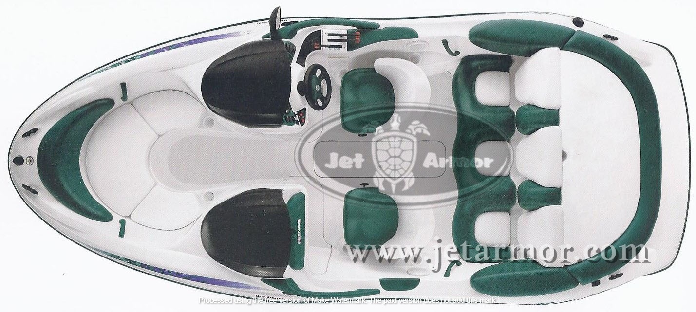 JetArmor Seat Covers Upholstery Set '98-'99 Sea-Doo Challenger
